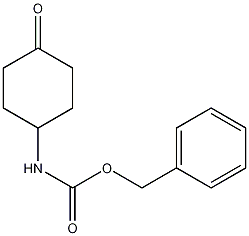 4-(苄氧基羰氨基)环己酮结构式