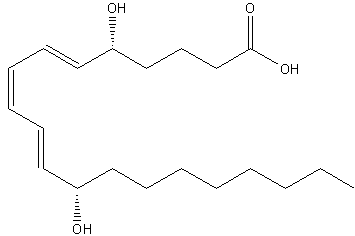白三烯B3(乙醇溶液)结构式
