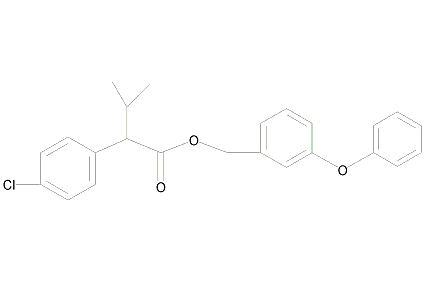 戊菊酯结构式