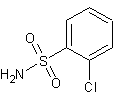 2-氯苯磺酰胺结构式
