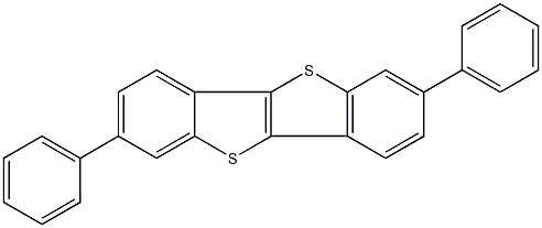 2,7-二苯基[1]苯并噻吩并[3,2-b][1]苯并噻吩结构式