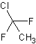 一氯二氟乙烷结构式