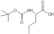N-Boc-L-正缬氨酸结构式