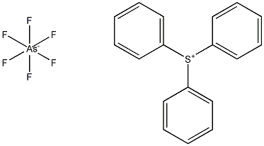 三苯基六氟砷酸锍结构式