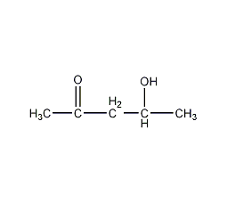 4-羟基-2-戊酮结构式