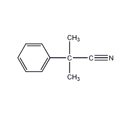 2-甲基-2-苯基丙腈结构式