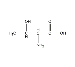 D-苏氨酸结构式