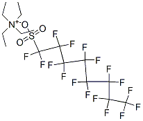 十七氟辛磺酸四乙基铵盐结构式