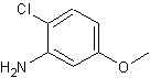 2-氯-5-甲氧基苯胺结构式