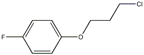 1-(3-氯丙氧基)-4-氟苯结构式