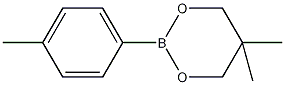 4－甲苯硼酸新戊酸酯结构式