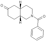 (4aS,8aR)-2-苯甲酰八氢-6(2H)-异喹啉结构式