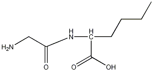 甘氨酰-DL-正亮氨酸结构式