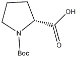 丁氧羰基-D-脯氨酸结构式