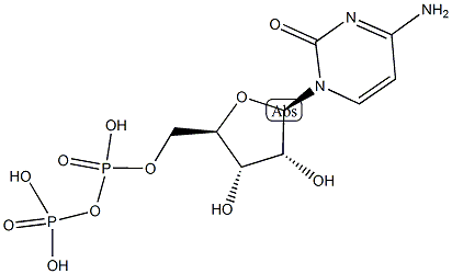 胞苷-5'-二磷酸三钠盐结构式