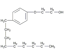 4-壬酚单乙氧基结构式