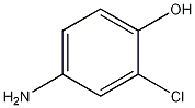 4-氨基-2-氯苯酚结构式