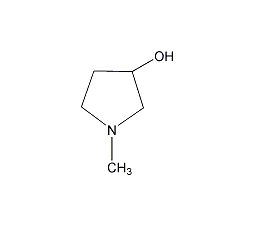 (S)-(+)-1-甲基-3-羟基吡咯烷结构式