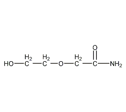 2-(2-羟乙氧基)乙酰胺结构式
