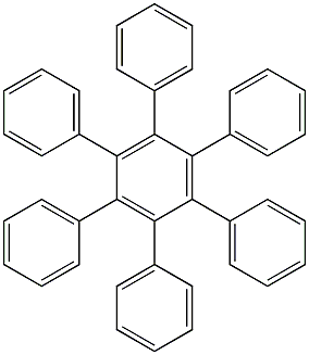 六苯基苯结构式