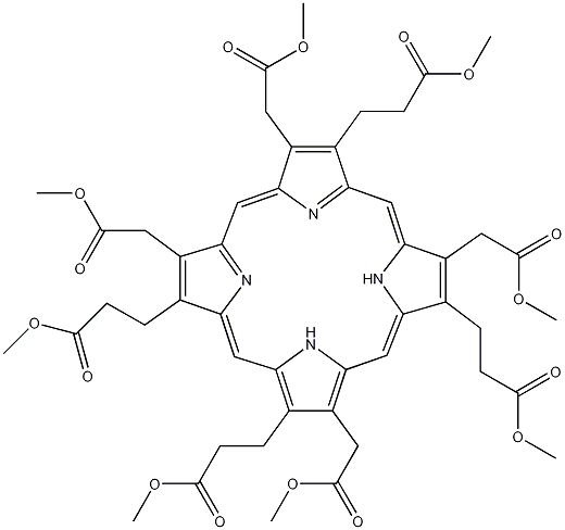 尿卟啉III八甲基酯结构式