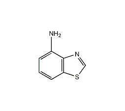 苯并噻唑-4-基胺结构式