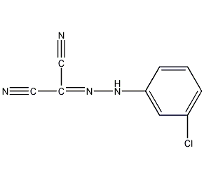 羰基氰化间氯苯腙结构式