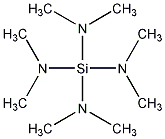四(二甲基氨)硅烷结构式