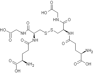 L-谷胱甘肽(氧化型)结构式