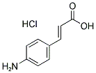 4-氨基肉桂酸盐酸盐结构式