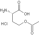 O-乙酰-L-丝氨酸盐酸盐结构式