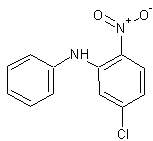 5-氯-2-硝基二苯胺结构式