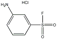 3-Aminobenzenesulfonyl fluoride hydrochloride结构式