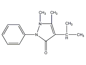 4-异丙基安替比林结构式