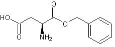 L-天冬氨酸苄酯结构式