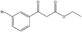 3-(3-溴苯基)-3-氧-丙酸乙酯结构式