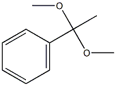 (1,1-二甲氧基乙基)苯结构式