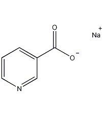 烟酸钠结构式