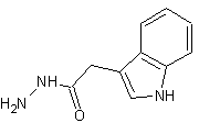 吲哚-3-乙酸酰肼结构式