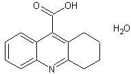 1,2,3,4-四氢丫啶-9-羧酸结构式