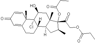 丙酸倍氯米松结构式