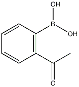 2-乙酰苯基硼酸结构式