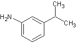 3-异丙基苯胺结构式