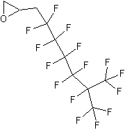 3-(全氟-5-甲基己基)-1,2-环氧丙烷结构式