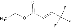 4,4,4-三氟丁烯酸乙酯结构式