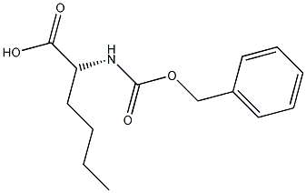 N-苄氧羰基-D-己氨酸结构式