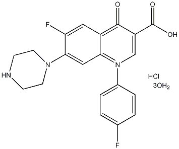 沙氟沙星盐酸盐结构式