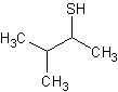 3-甲基-2-丁硫醇结构式