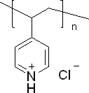盐酸聚(4-乙烯基吡啶)结构式