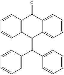 9-二苯亚甲基-10-蒽酮结构式